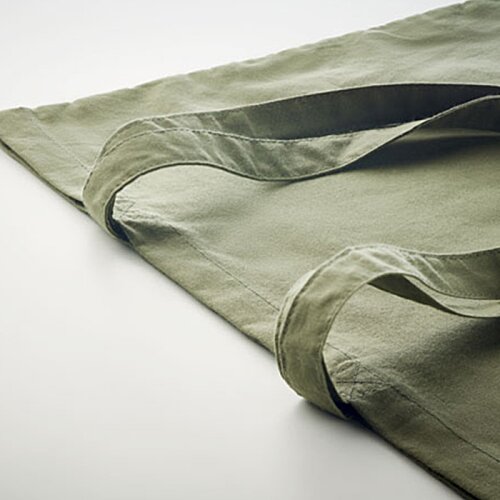 Additional Image 1 - a green bag on a white surface