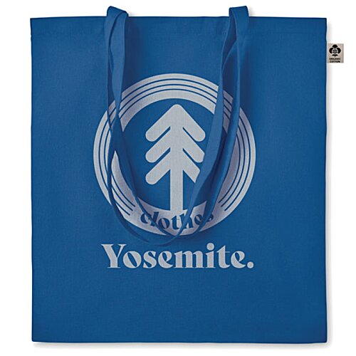 Additional Image 6 - a blue bag with a white logo