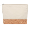 View Image 3 of 3 of Cotton and Cork Cosmetic Bag