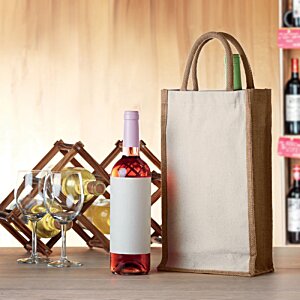 Additional Image 3 - a bottle of wine next to a bag