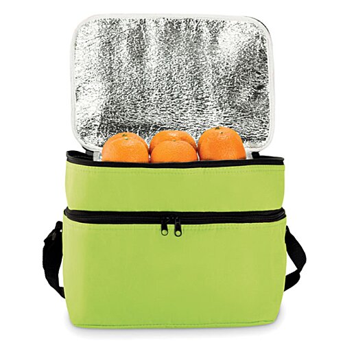 Additional Image 1 - a green cooler bag with oranges inside