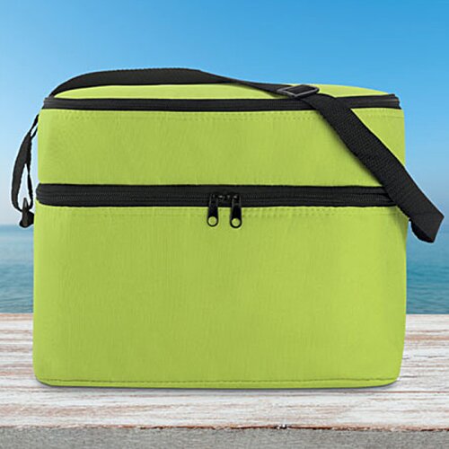 Additional Image 2 - a green bag with a black strap