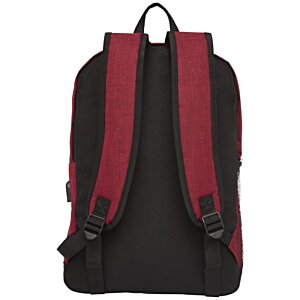 Additional Image 1 - a red and black backpack