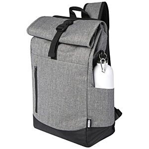 Additional Image 6 - a grey backpack with a black strap