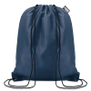 a blue backpack with straps