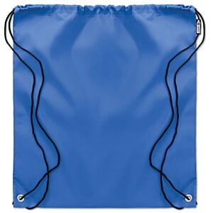 Additional Image 1 - a blue backpack with black string