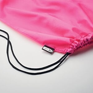 Additional Image 3 - a pink bag with a black string