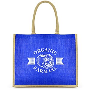 Additional Image 2 - a blue bag with white text