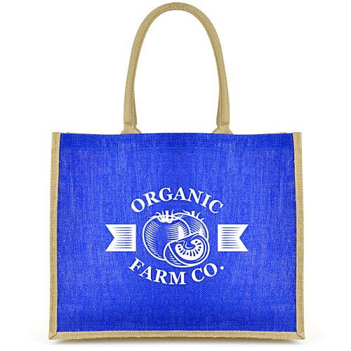 Additional Image 2 - a blue bag with white text