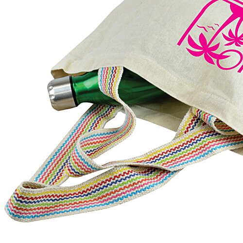 Additional Image 2 - a white bag with a green bottle in it