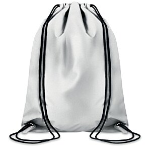 Additional Image 2 - a white backpack with black straps