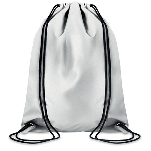 Additional Image 2 - a white backpack with black straps