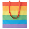 View Image 3 of 4 of Rainbow Cotton Tote Bag