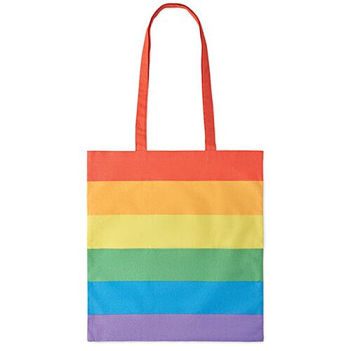 Additional Image 1 - a rainbow colored bag with a handle