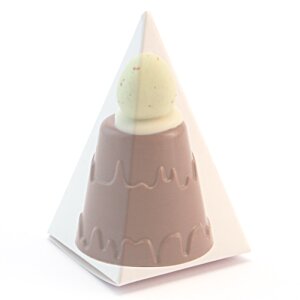 Additional Image 1 - a pyramid shaped object with a white egg