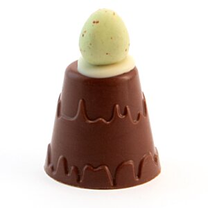Additional Image 5 - a chocolate cone with a white egg