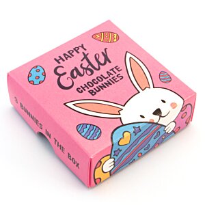Additional Image 3 - a pink box with a bunny and eggs