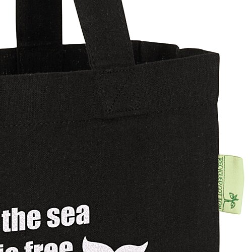 Additional Image 2 - a black bag with white text