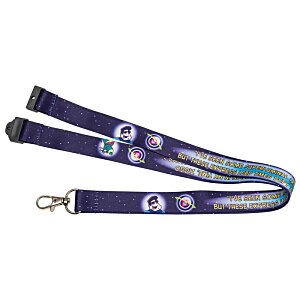 Additional Image 1 - a lanyard with a metal clip