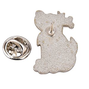 Additional Image 1 - a white cookie with a silver button