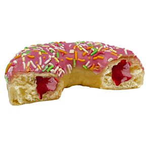 Additional Image 7 - a half eaten pink donut with sprinkles