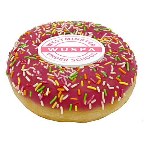 Additional Image 6 - a pink donut with sprinkles