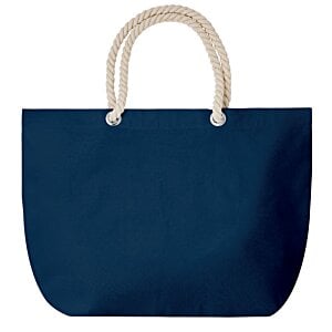 Additional Image 3 - a blue bag with a white handle