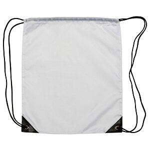 Additional Image 3 - a white bag with black trim