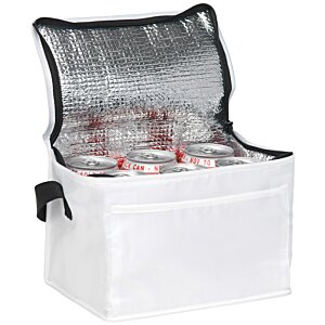 Additional Image 6 - a white cooler with a black lid