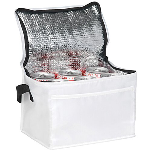 Additional Image 6 - a white cooler with a black lid