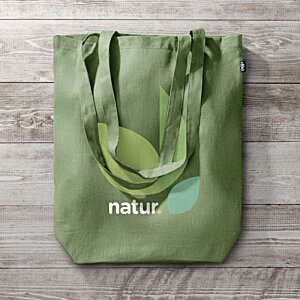 Additional Image 4 - a green bag with a logo on it