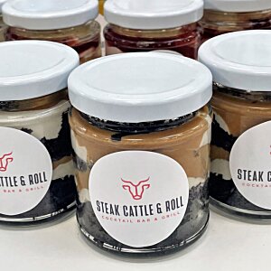 Additional Image 2 - a group of jars with white lids