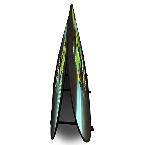Additional Image 2 - a black and green triangle shaped object