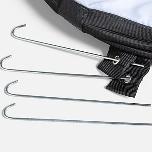Additional Image 3 - a group of hooks on a white surface