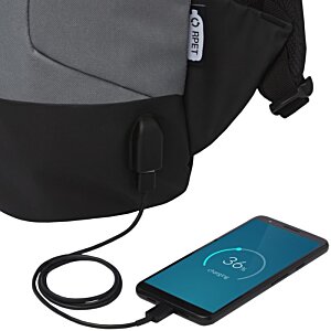 Additional Image 6 - a phone charging station next to a backpack