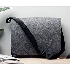 Additional Image 4 - a grey bag with a black strap