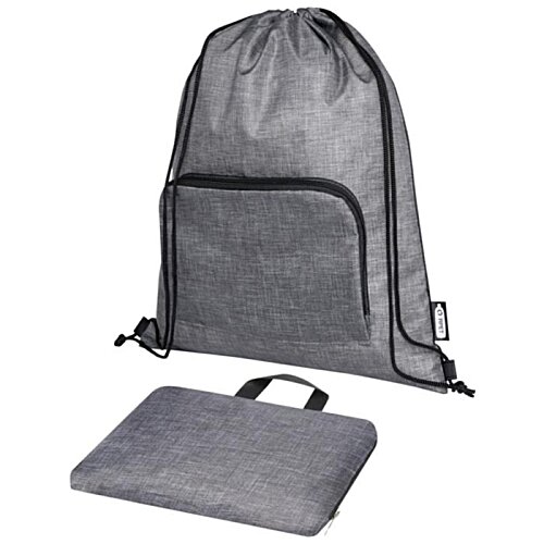 Additional Image 3 - a black backpack and a grey case