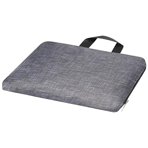 Additional Image 4 - a grey bag with black handles