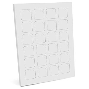 Additional Image 1 - a white rectangular object with squares