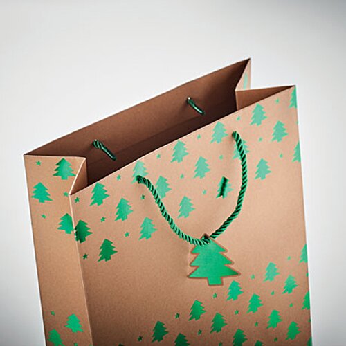Additional Image 6 - a brown paper bag with green dots