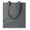 a grey bag with a handle