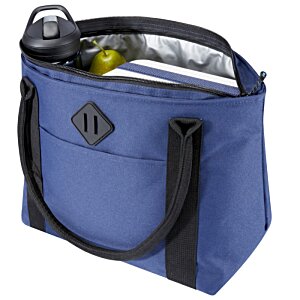 Additional Image 4 - a blue bag with black handles
