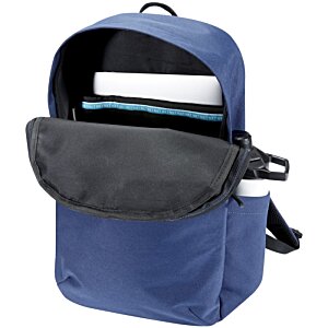 Additional Image 3 - a blue backpack with a black strap
