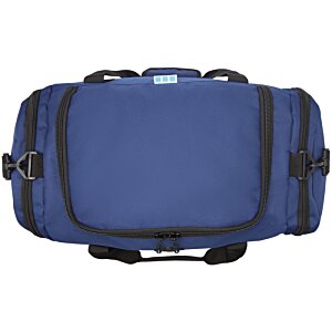 Additional Image 2 - a blue bag with black trim