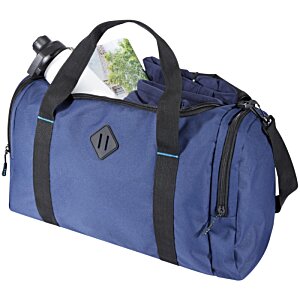Additional Image 5 - a blue duffel bag with black straps