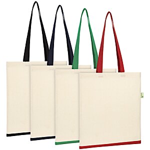 Additional Image 3 - a group of white bags with green straps