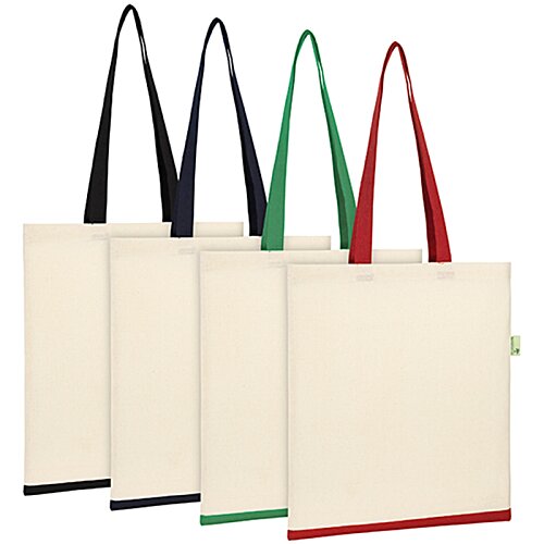 Additional Image 3 - a group of white bags with green straps