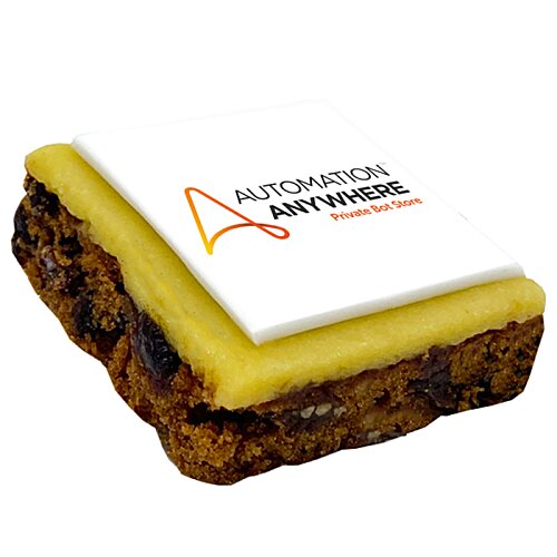 Additional Image 6 - a brownie with a white and yellow frosting