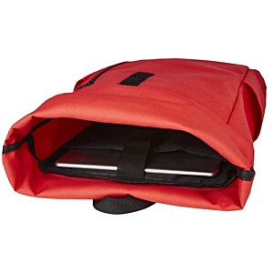 Additional Image 3 - a red bag with a black object in it