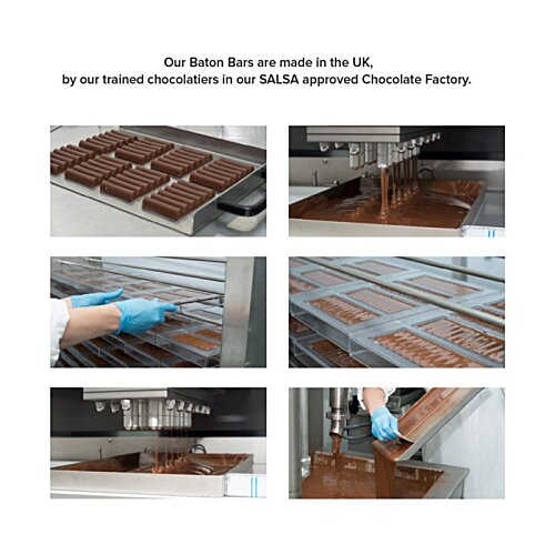 Additional Image 1 - a collage of images of a person making chocolate